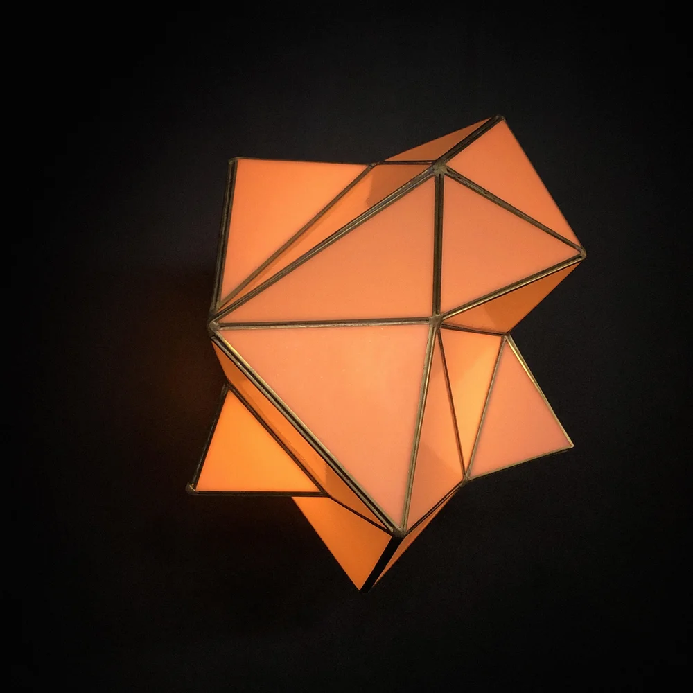 Copy of Geo Glass Cubic Sconce — Jason Koharik